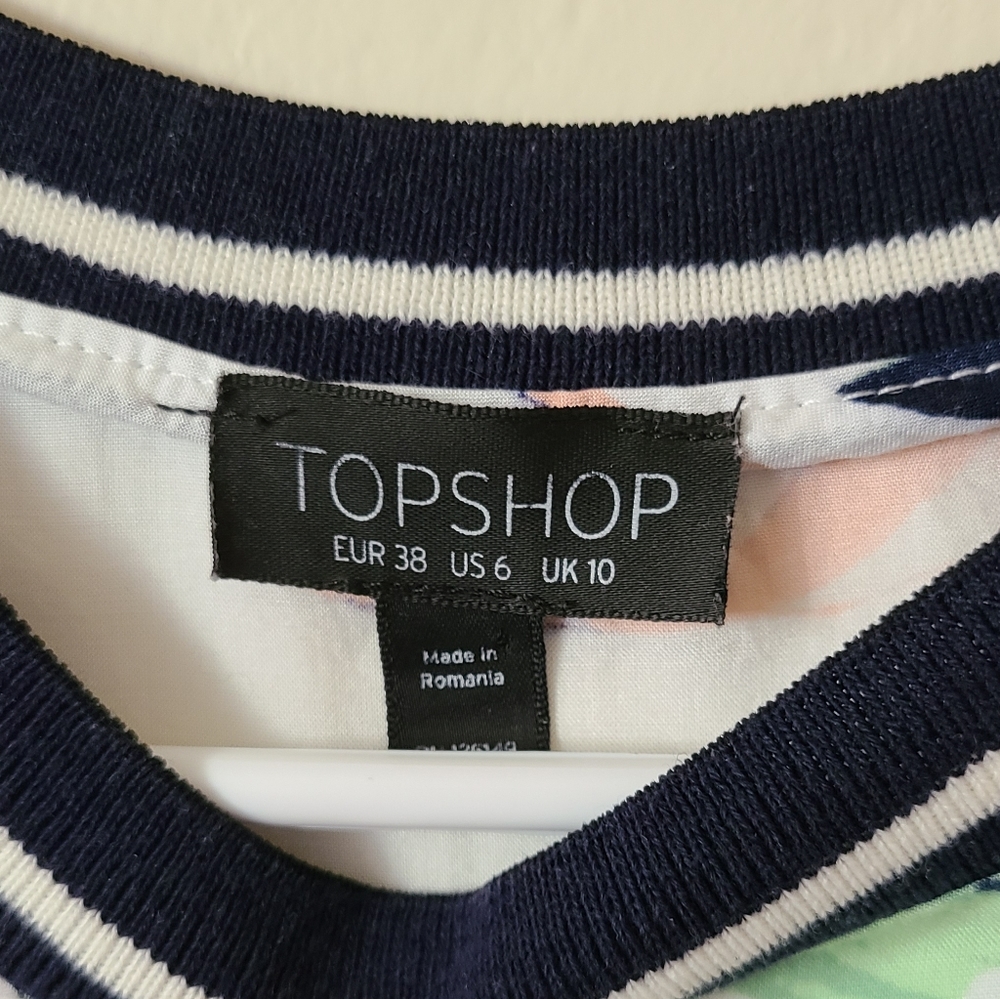 Topshop Leaf Tee - Picture 4 of 4